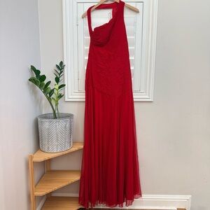 Sue Wong Red Evening Gown - Size 10